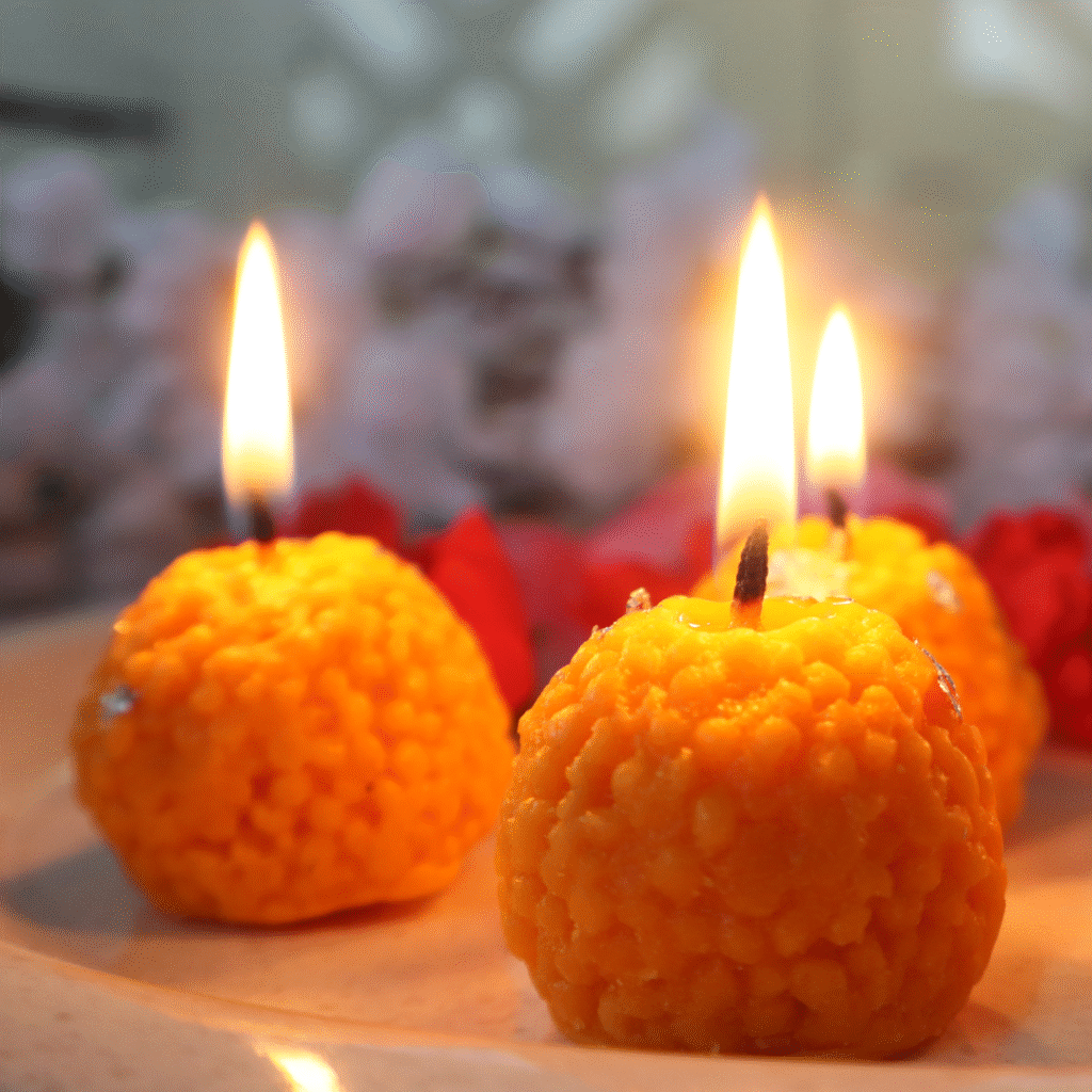 ayari gulab jamun candle