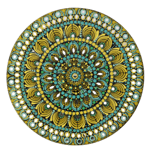 handcrafted mandala dot art | traditional wall decor