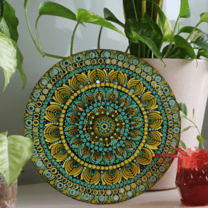 handcrafted mandala dot art | traditional wall decor