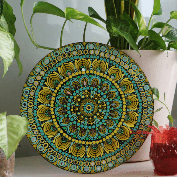 handcrafted mandala dot art | traditional wall decor