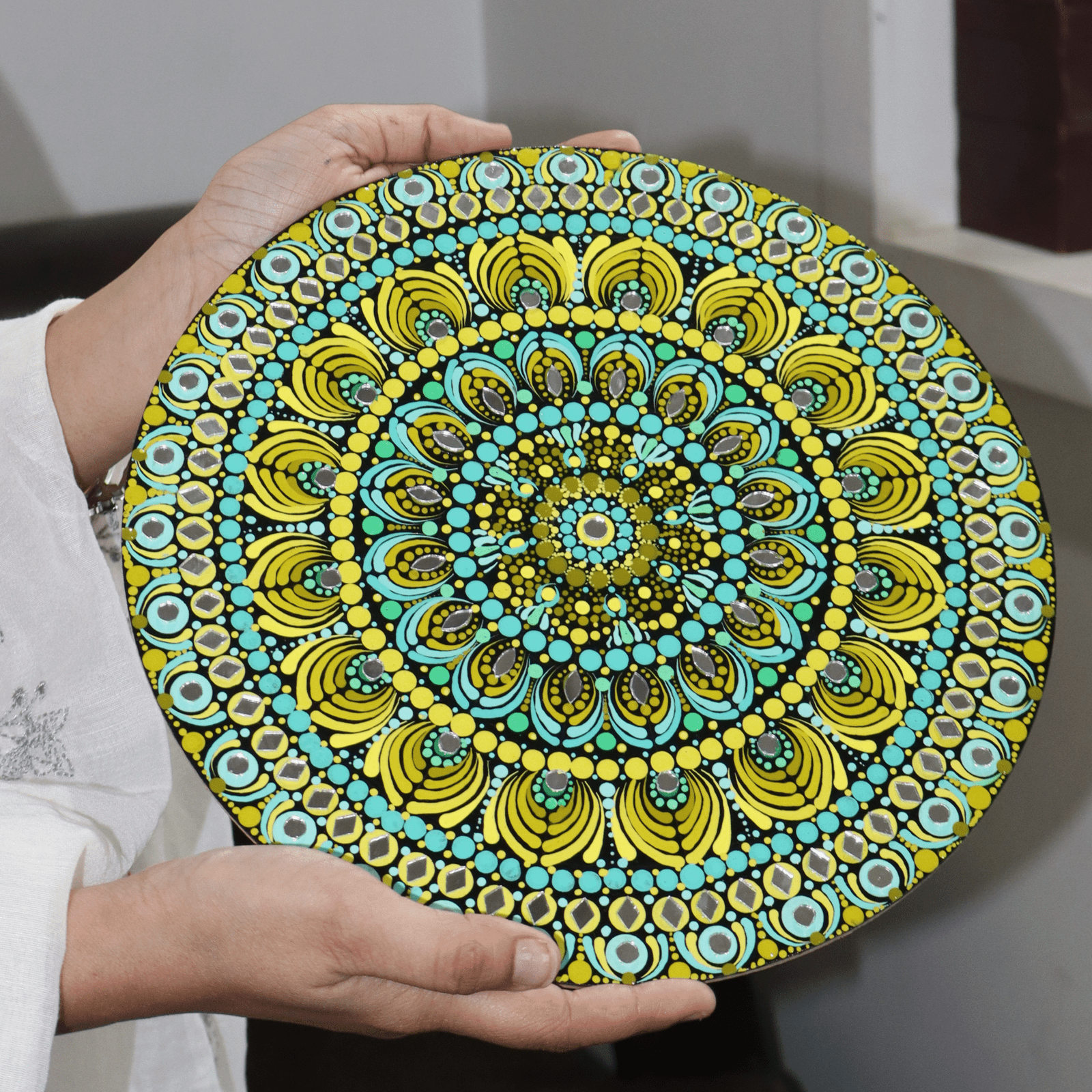 handcrafted mandala dot art | traditional wall decor handcrafted mandala dot art | traditional wall decor
