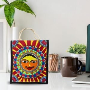 handmade madhubani painting bag | traditional handcrafted tote