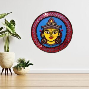 durga maa lippan art | handmade wall decor