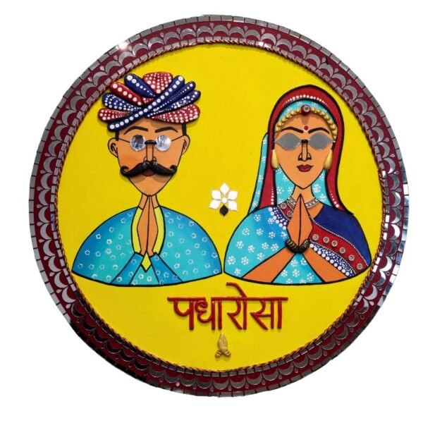 handmade padharo sa lippan art | traditional lippan wall décor