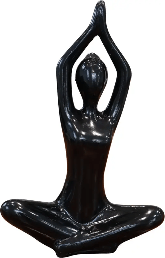 ayari creations yoga pose resin statue – modern meditation figurine for home decor decorative showpiece 23 cm (polyresin, black) ayari creations yoga pose resin statue – modern meditation figurine for home decor decorative showpiece 23 cm (polyresin, black)