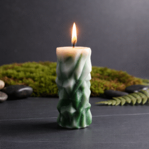 geometric pillar decorative candle for home decor, & gifting